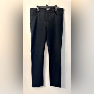 Vince size 12 Black Coated Skinny Jean